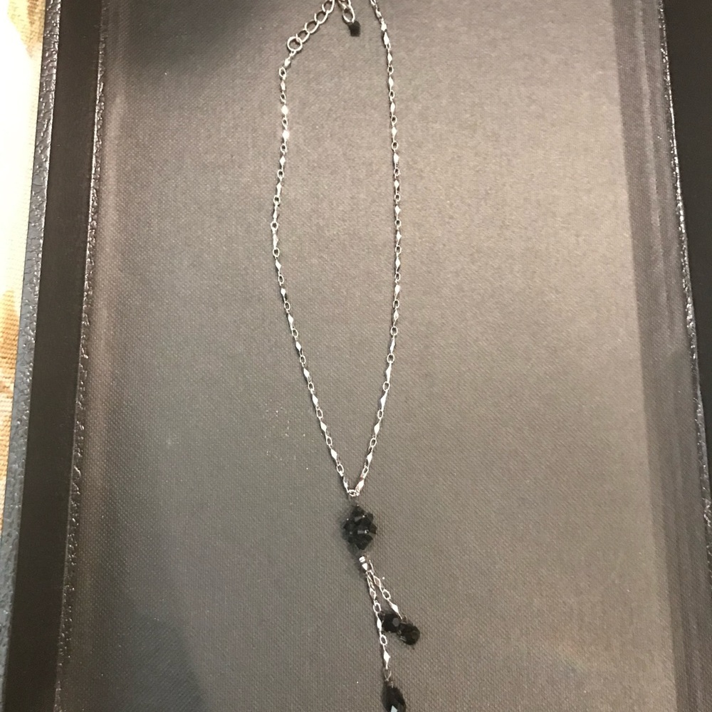 Black Cluster Statement Necklace